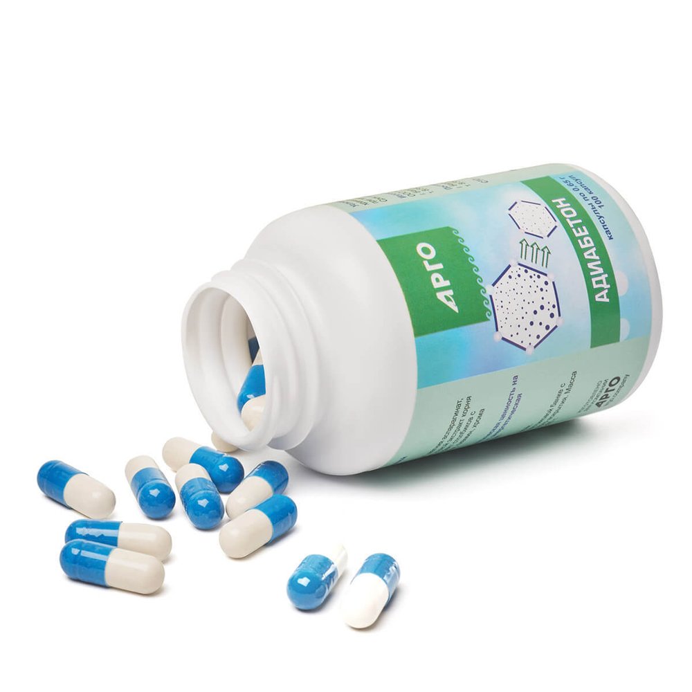 Адиабетон при Диабете, Апифарм (Арго), 100 капсул