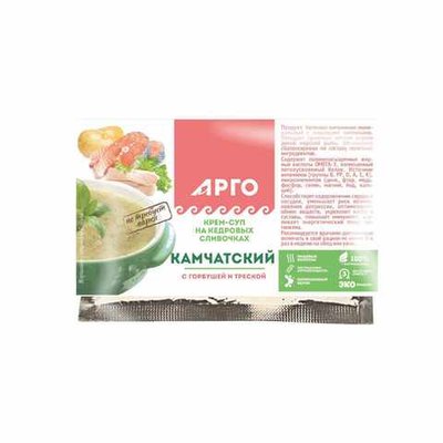 Крем суп Камчатский с горбушей и треской, Дэльфа (Арго), 30 г