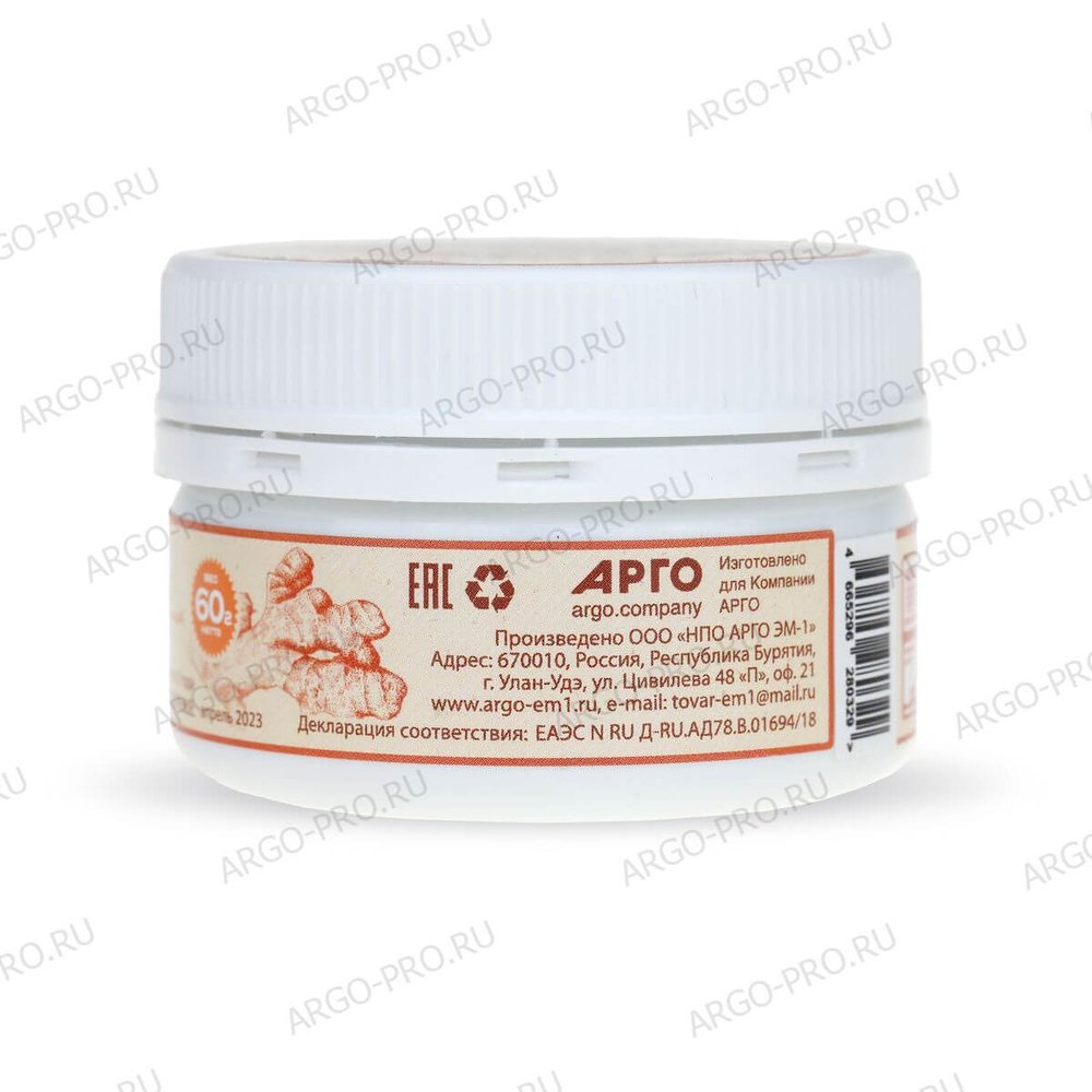 Зубной порошок ДентаЭМ имбирь АРГО