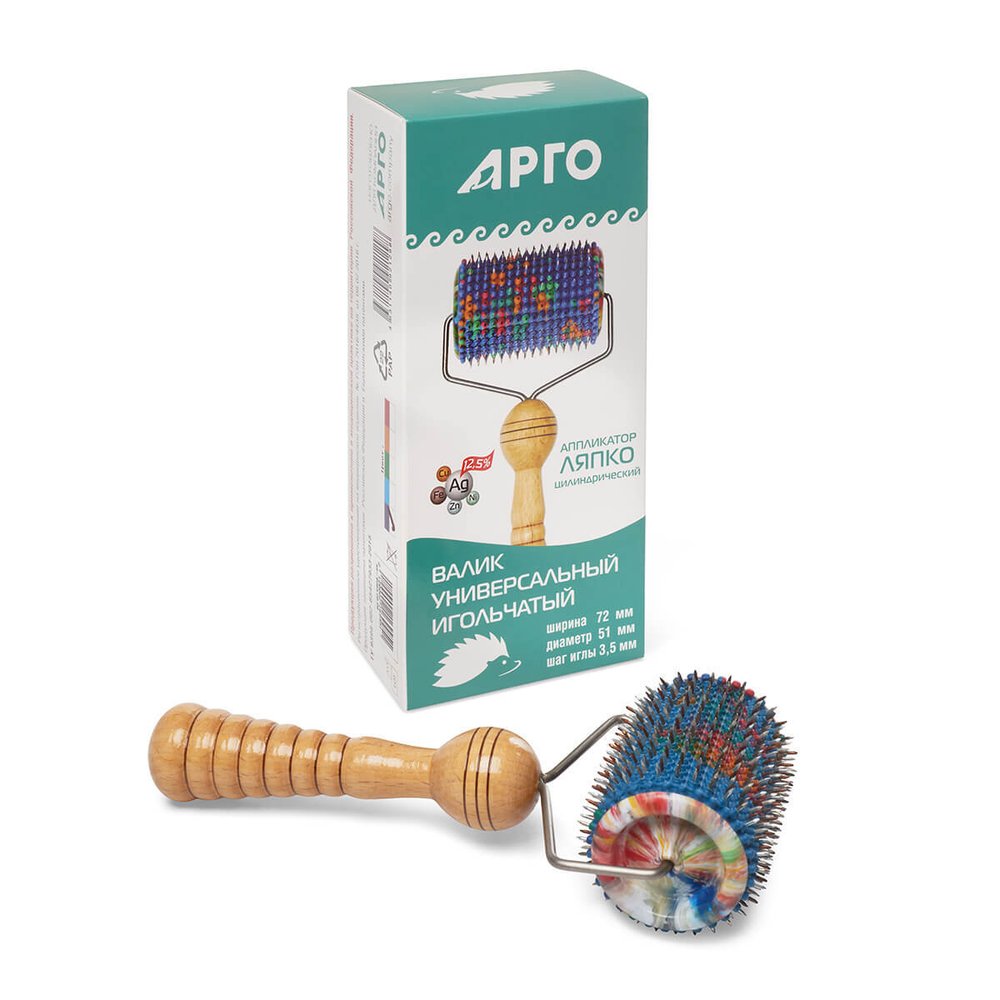 Валик Ляпко универсальный, Арго, (ш = 72 мм, D = 51 мм, шаг 3,5 мм)