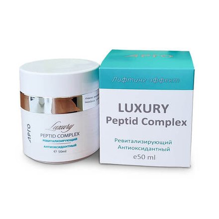 Крем Luxury Peptid Complex ревитализирующий, антиоксидантный, Интеллект-К (Арго), 50 мл